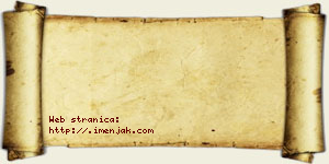 Jagoda Vulović vizit kartica